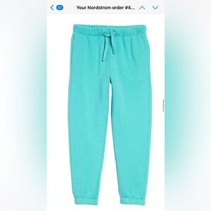 Tucker + Tate unisex cotton jogger sweatpants teal aqua size 3T 🩵